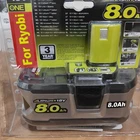 8.0Ah 18Volt For RYOBI P108 18V For One+ Plus High Capacity Lithium Ion Battery