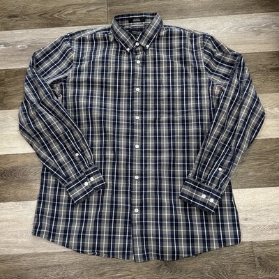 Nordstrom Button Down Dress Shirt Mens Sz XL Trim Fit Plaid Cotton *SEE* | eBay Nordstrom Button Down Dress Shirt Mens Sz XL Trim Fit Plaid Cotton *SEE* | eBay