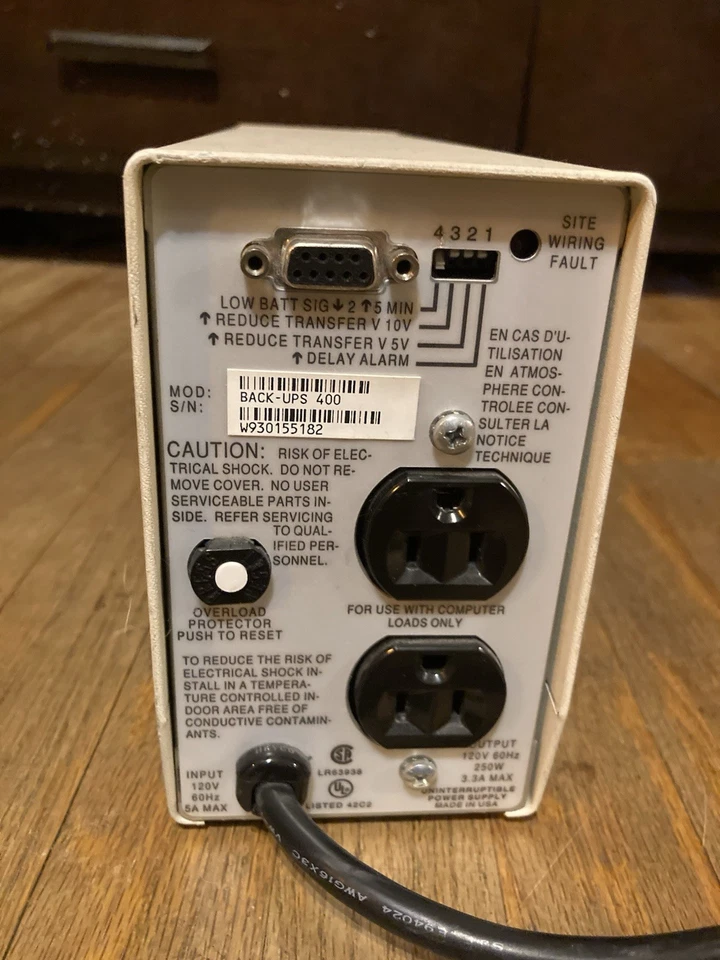 APC Back-UPS 400 Model BK400B - Image 4 of 4
