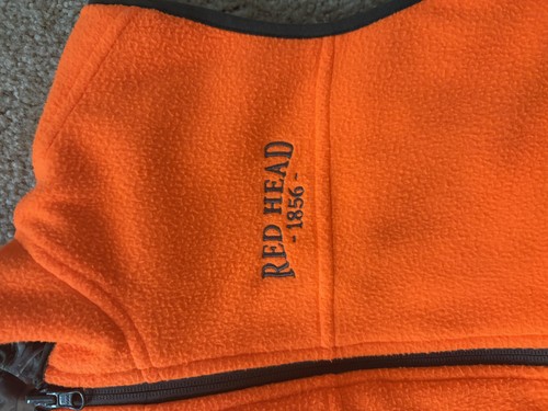 Red Head Reversible Vest Mens Medium Camo Blaze Orange TrueTimber Hunting 1856 - Picture 8 of 17