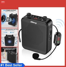 Portable Voice Amplifier 30W Wireless Microphone Headset 2800mAh Rechargeable