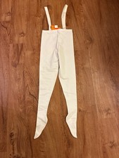 Men's footed dance tights with suspenders Sansha Size 4