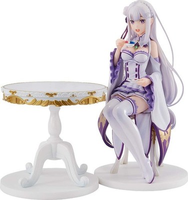 Kadokawa KDcolle Scale 1/7 Re: zero Emilia Tea Party ver. Figure Authentic Model
