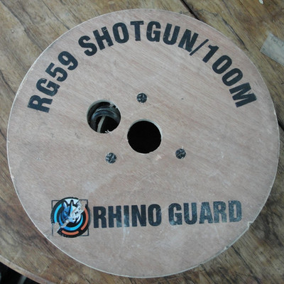 Rhino Guard RG59 Schrotflintenkabel 100 m Premium CCTV Koaxial & Strom - HLW Grade Eca