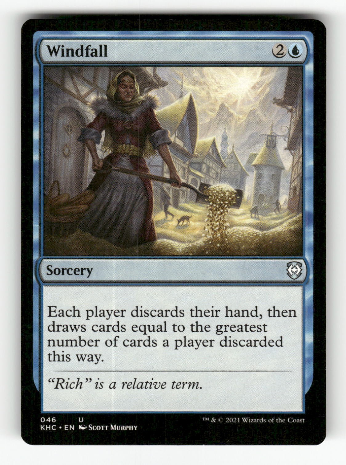 WINDFALL 46 UNCOMMON COMMANDER: KALDHEIM MAGIC: THE GATHERING NM/M