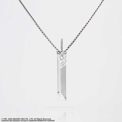 Final Fantasy VII Remake Silver Necklace Buster Sword PSL SV925