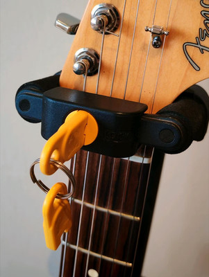 Hercules HCHA 101 Stativ Ständer Schloss für Gitarrenständer Wandhalter 2x Set