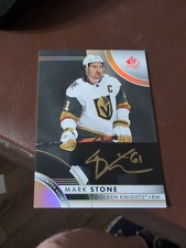 2023-24 SP Authentic Hockey Limited Black MARK STONE Auto #44