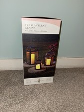 Trio Lantern Geneva  For Garden/ Conservatory New Boxed