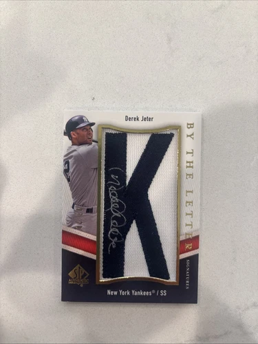 2009 SP Authentic By the Letter Signatures 7/20 Derek Jeter Auto HOF🔥🔥 (K)