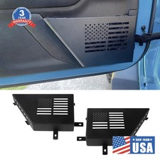 Metal Front Door Storage Side Insert Organizer Box Pockets Fit Jeep Wrangler JK