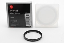Genuine Leica TOP MINT UV Filter UVa II E49 13035 Black for M, Q3, Q2 JAPAN
