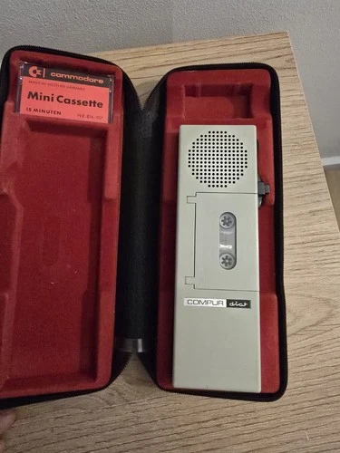 COMPUR DICT DIKTIERGERÄT MINI CASSETTE ZEISS WEST GERMANY Vintage rar Nostalgie