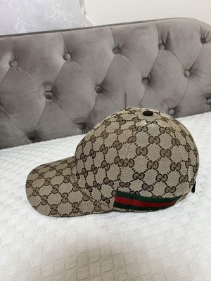 GUCCI Cap Hat women Size S 57cm Brown | eBay