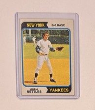 Topps 1974 Graig Nettles #251 New York Yankees MLB Baseball Card Base Set