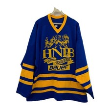 VTG Hockey Night In Boston HNIB Summer Showcase Jersey Bauer MassWest Blue XL#96