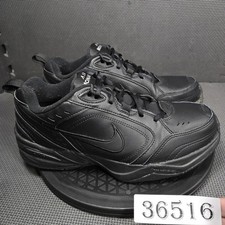 Nike Air Monarch IV Shoes Mens Size 9.5 Black Training Sneakers 416355-001