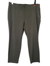 Women's Nine West Side Zip Skinny Olive Green 18W