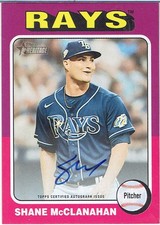 2024 Heritage  Shane  McClanahan  75' Autograph  # ROA-SM