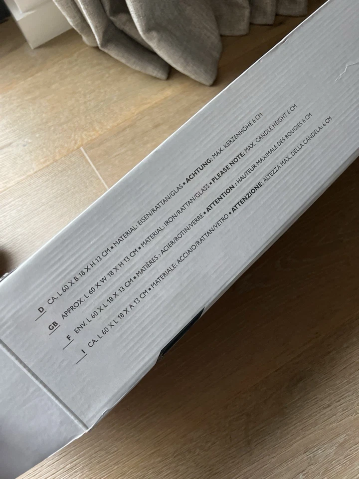 DEPOT Adventskranz mit 4 Teelichthaltern – Deko-Tablett 60 cm mit Weihnachtskuge - Bild 3 von 3