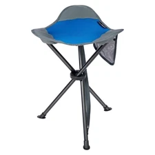 Folding Camping Stool Portable Foldable Tripod Seat for Hiking Hunting Walkin...