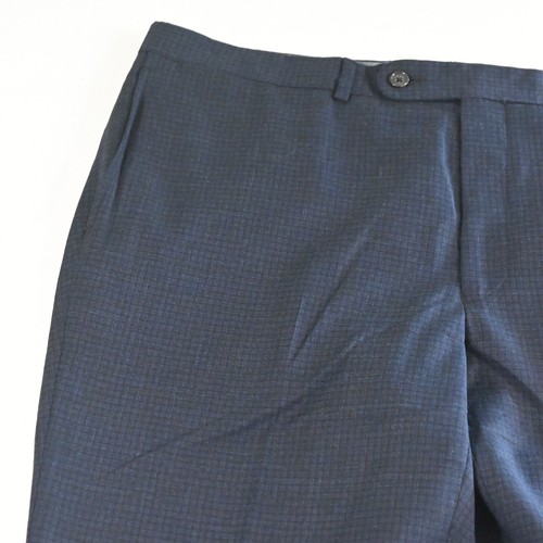 Daniel Cremieux 44L 36x30 Blue Check 100% Wool Nantes Mens Jacket Pants Suit - Picture 9 of 12