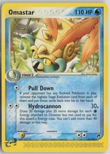 Omastar 19/100 Rare Sandstorm Pokemon Lightly Played