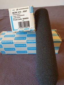 2xSennheiser MZW 415-ANT Foam Windshield Anthracite MPN 000895 Model MZW 415-ANT