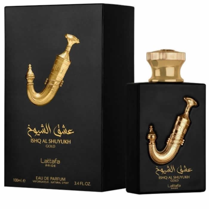 LATTAFA PRIDE ISHQ AL SHUYUKH GOLD EAU DE PARFUM SPRAY 100ML - Immagine 4