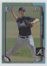 2015 Bowman Draft Chrome Sky Blue Refractor Mike Soroka Michael Soroka #181 00jz