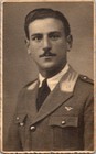 WW2 WWII Italian Italy Air Force Military Photo Postcard Soldier Studio Portrait — photo 1