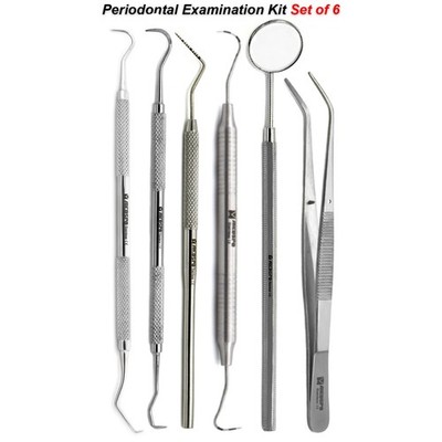 Basic Dental Untersuchungsinstrumente Set Parodontal Zähne Reinigung Zahnarzt Pick Werkzeuge