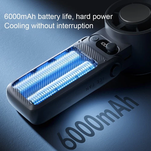 Handheld Turbo Fan with 199 Speeds and Strong Battery Life for All Day Use