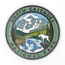 North Cascades National Park Collectible Magnet - Enamel NEW Cre8Travel