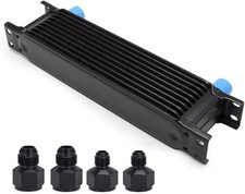 10 Row An10 10an Transmission Oil Cooler Kit Stacked Plate With 6an 10 Row 10 Row An10 10an Transmission Oil Cooler Kit Stacked Plate With 6an 10 Row