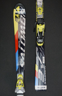 Ski Salomon Equipe 3V Race Slalom Carver 155cm + Fischer FR11 Bindung (S27)
