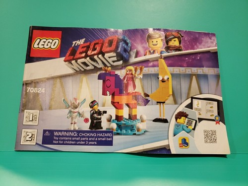 The LEGO Movie 2 Introducing Queen Watevra Wa'Nabi 70824 Instruction MANUAL ONLY - Picture 1 of 1