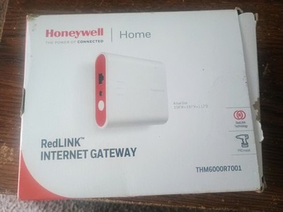 Honeywell Home RedLINK Internet Gateway White #THM6000R7001 w/ Ethernet & Power 