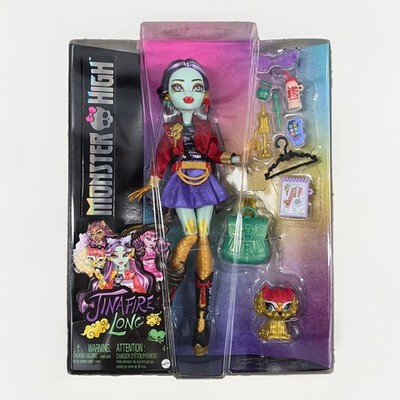 Monster High G3 Jinafire Long Fashion Doll w/ Pet Cloudy ''Yun Yun'' - New