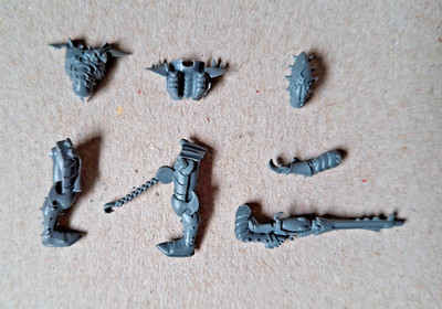 Drukhari Raider Crew D mit Splittergewehr - 40K Bits / Teile / Ersatzteile / Kitbash