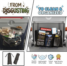 Airplane Seat Organizer to Clip onto Pocket Travel Essentials Accessory Improved