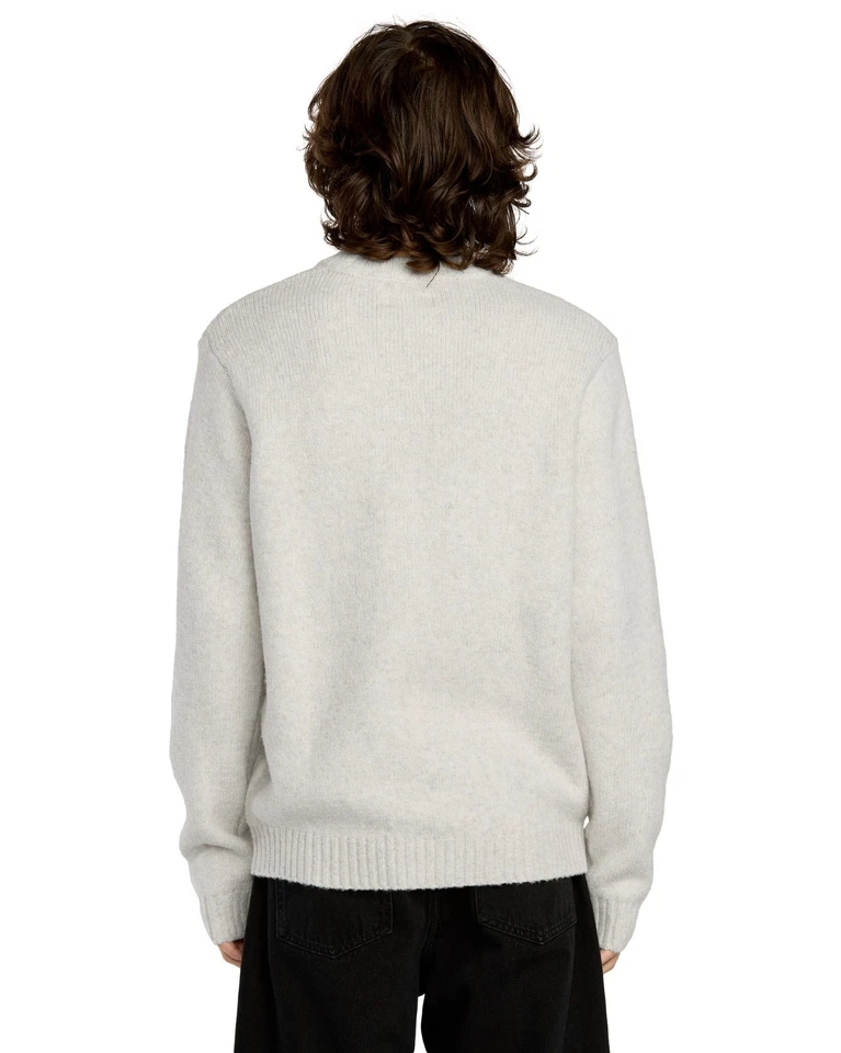 VOLCOM - Mens Edmonder Sweater - Dirty White - Casual Long Sleeve Jumper - Image 4 of 4