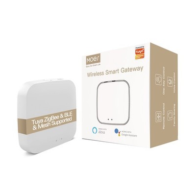 MOES Tuya ZigBee Bluetooth Mesh Multi-Mode Wireless Smart Home Hub Gateway