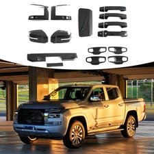 14PCS Body Side Protective Molding Trim Fit For Mitsubishi Triton L200 2024-2026