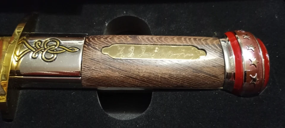 American Mint Generals Of Confederacy Stonewall Jackson Bowie Knife W/COA NOS - Image 4 of 4