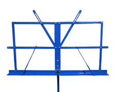 Portable Foldable Travel Music Stand w/Carry Bag Blue Tripod w/Sheet Holder