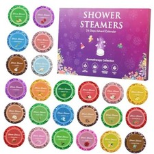Advent Calendar 2026 Shower Steamers - 24 Pack - Aromatherapy Shower Steamers