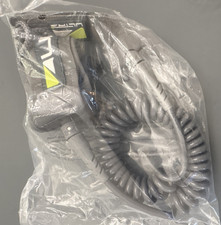 ZL ULTRA Coiled Surf Leash Gray w/ Ankle Cuff Surfboard Leash