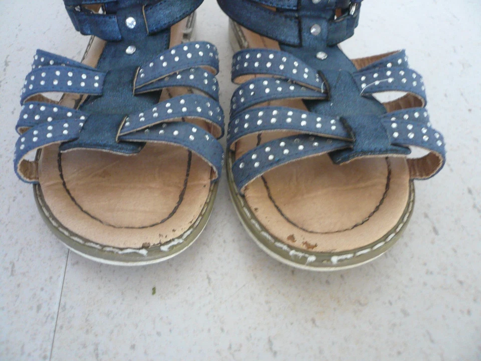 Mädchenschuhe Klettsandaletten Sandalen Sandaletten Knöchelsandalen Gr. 31 spicy - Bild 3 von 4