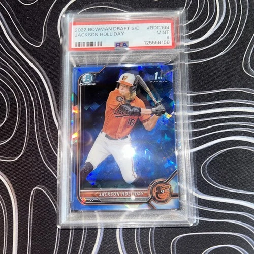2022 Jackson Holliday RC Bowman Chrome Draft Sapphire Edition Orioles PSA 9 MINT
